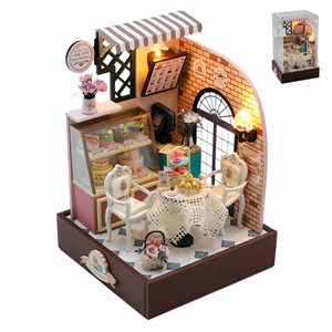 Pâtisserie douce journal. Maquette 3d réaliste.