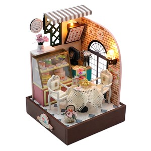 Pâtisserie douce journal. Maquette 3d réaliste.