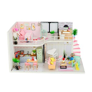 La mélodie rose d'anna. Maquette 3d réaliste.