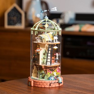 Loft voûté. Maquette 3d réaliste avec de grands détails et des lumières led.