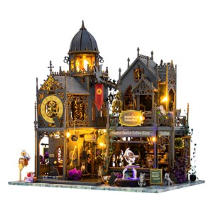 Cafétéria magie vide. Maquette 3d réaliste.