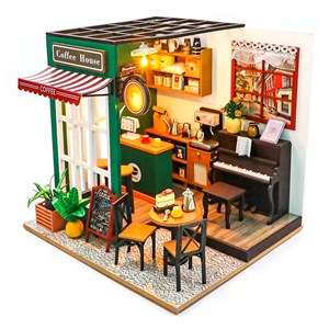 Café de l'après-midi. Maquette 3d réaliste.