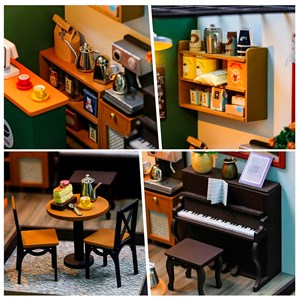 Café de l'après-midi. Maquette 3d réaliste.