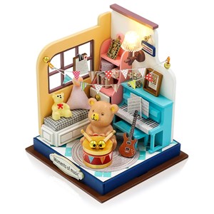 Moments musicaux. Maquette 3d réaliste.