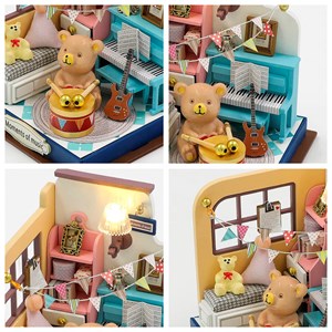 Moments musicaux. Maquette 3d réaliste.