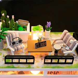 Studio de musique. Maquette 3d réaliste