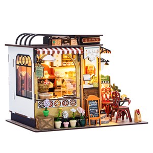 Boulangerie julia. Maquette 3d réaliste