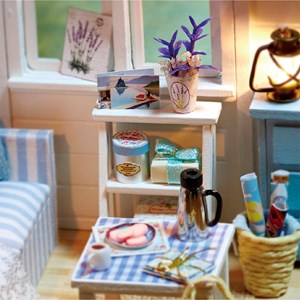 Salon sol frais. Maquette 3d, réaliste avec beaucoup de détails et lumières led.