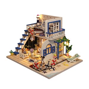 Costa celeste. Maquette 3d réaliste avec beaucoup de détails et lumières led.