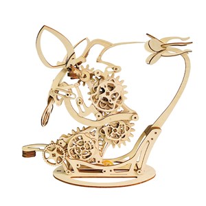 Maquette en bois 3d, design de colibri mécanique dynamique. 200 pièces.