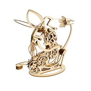 Maquette en bois 3d, design de colibri mécanique dynamique. 200 pièces.