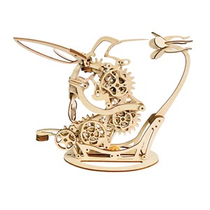 Maquette en bois 3d, design de colibri mécanique dynamique. 200 pièces.