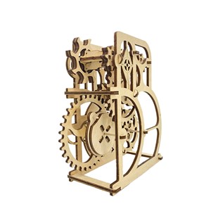 Maquette en bois 3d, design de roue de la fortune. 56 pièces.