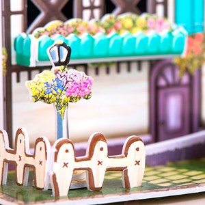 Puzzle 3d world style style classique france fleuriste.