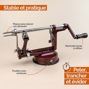 Épluche pomme - rouge