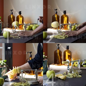 Épluche pomme - rouge