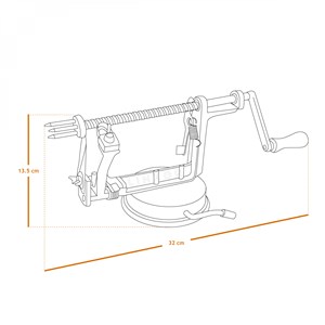 Épluche pomme - gris
