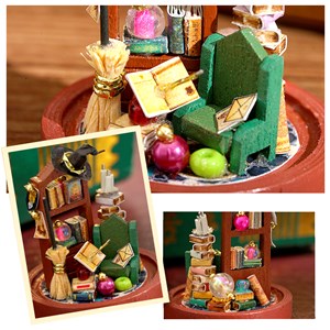 Maquette 3d fingertip magic mini couverture en verre.