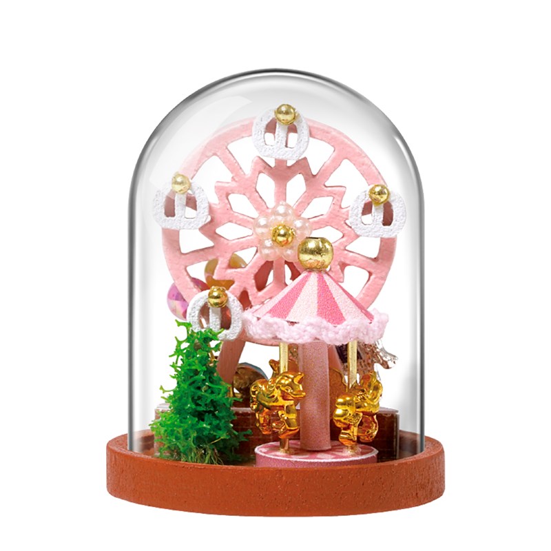 Maquette 3d fairy tale playground mini 2x2,6x4,5 cm.