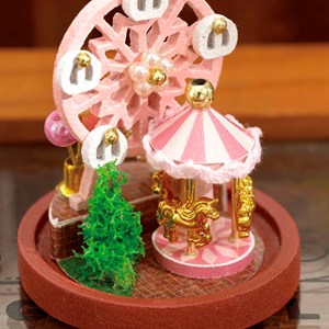 Maquette 3d fairy tale playground mini 2x2,6x4,5 cm.