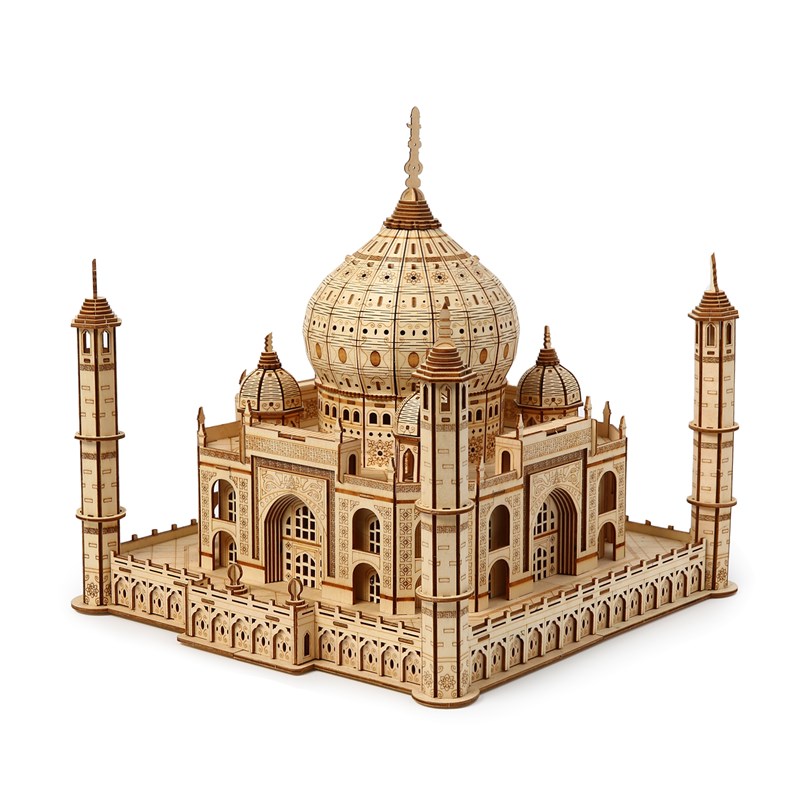 Maquette en bois 3d, design taj mahal. 388 pièces.