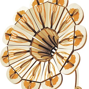 Puzzle 3d en bois. Phonographe. 140 pièces.