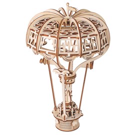Puzzle 3d en bois. Montgolfière. 93 pièces.