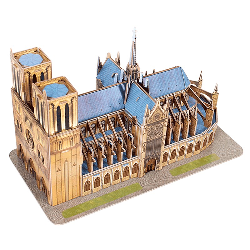 Puzzle 3d notre dame paris 27,2x14,2x18 cm.