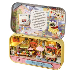 Maquette 3d lucky bazar 14,3x16,4x2,6 cm.