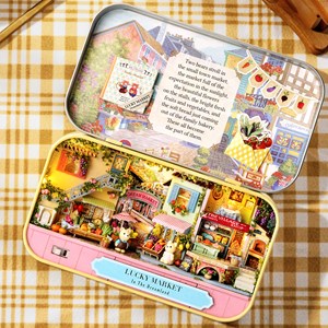 Maquette 3d lucky bazar 14,3x16,4x2,6 cm.