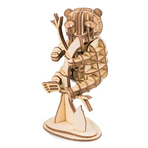 Panda en bois 3d à construire. 67 pièces.