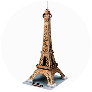 Puzzle 3d tour eiffel 23x20,5x47 cm.