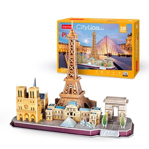 Puzzle 3d paris 38,1x25,4x32,7 cm.