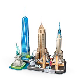 Puzzle 3d new york 37x22,5x42 cm.