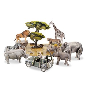 Puzzle 3d afrique sauvage.