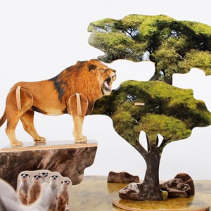 Puzzle 3d afrique sauvage.