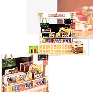 Puzzle 3d world style france  stand de crêpes traditionnel