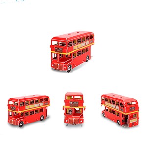 Puzzle 3d bus à deux étages londres 19,7x6,1x10x8 cm.