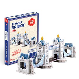Puzzle 3d tour du pont de londres 11x7,5x32,5 cm.