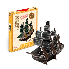 Puzzle 3d bateau pirate.