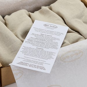 Bouillotte de lin mademoiselle de paris®