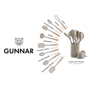 Ustensiles de cuisine  - 11 pc - gunnar