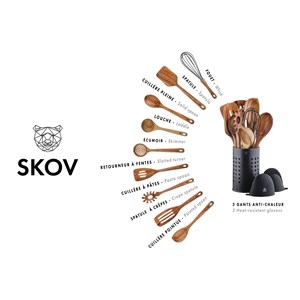 Ustensiles de cuisine - 12 pc - skov