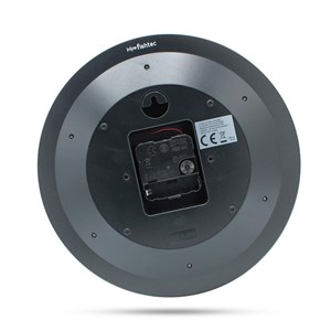 Horloge murale verte moderne lcd température ø25,4 cm Noir