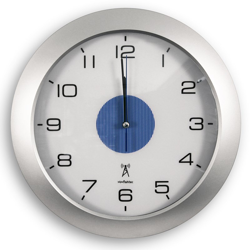 Horloge murale lumineuse led radiopilotée 30 cm 3 modes silencieuse