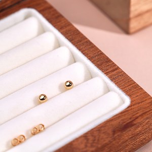 Boucles d'oreilles boule