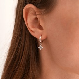 Boucles d'oreilles étoile du nord