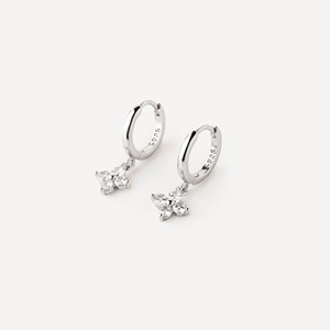 Boucles d'oreilles étoile du nord