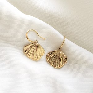 Boucles d'oreilles feuille