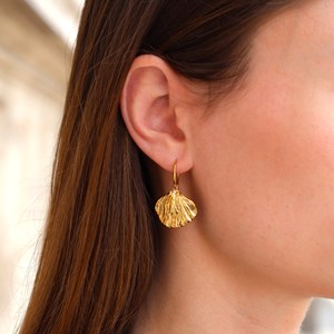 Boucles d'oreilles feuille